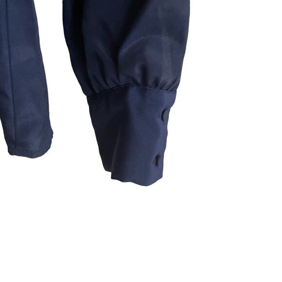 J. CREW Navy Blue Popover Blouse XS - Picture 4 of 7